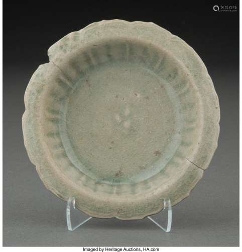 A Korean Celadon Glazed Dish