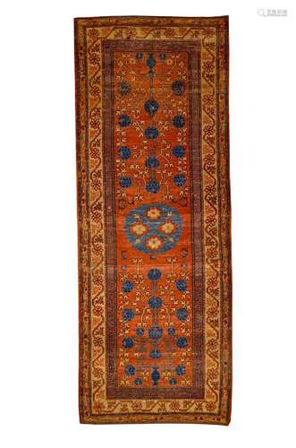 A ‘KHOTAN’ POMEGRANATES CARPET