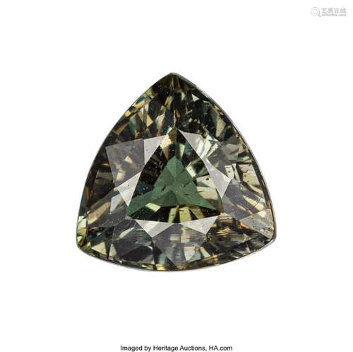 1.96 ct Ceylon Alexandrite  Shape: Triangular Measurements: ...