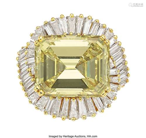 Neiman Marcus Fancy Yellow Diamond,  Diamond, Gold Convertib...