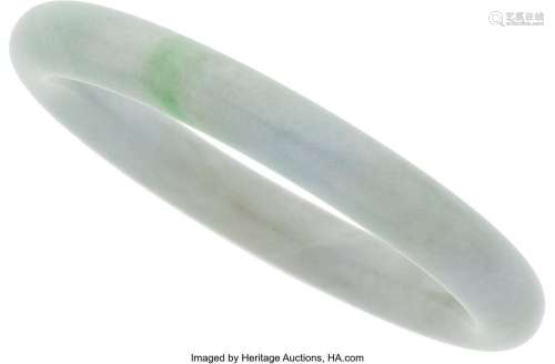 Jadeite Jade Bracelet  Stones: Jadeite jade hololith Weight:...