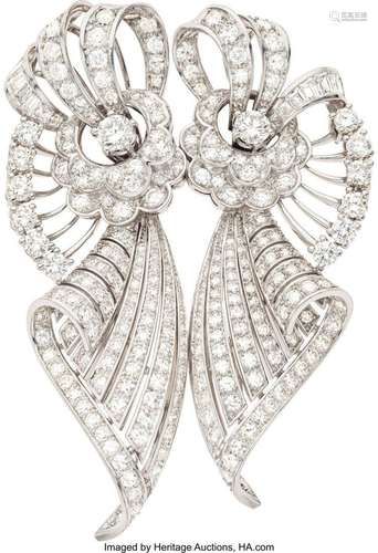 Spritzer & Fuhrmann Diamond, Platinum,  White Gold Doubl...