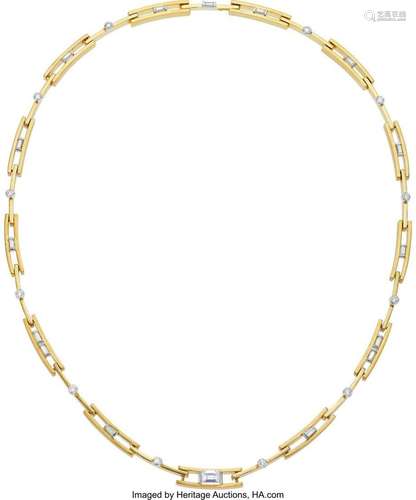 Jewelsmith Diamond, Platinum, Gold Necklace  Stones: Emerald...