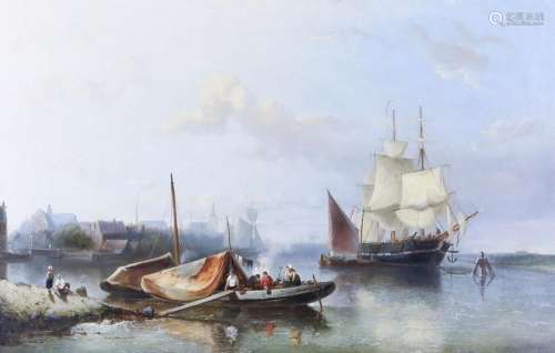 E.P. van Bommel, schepen in haven doek