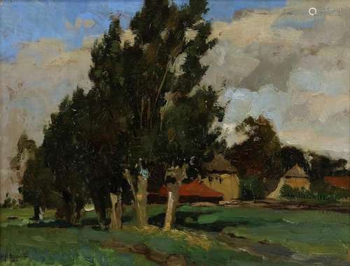 Zwart, Arie. Landschap