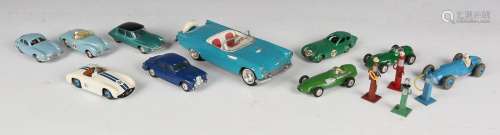 Five Dinky Toys cars