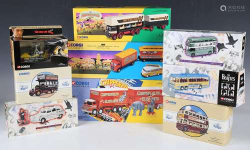 A collection of Corgi and Corgi Classics vehicles