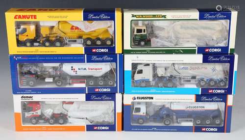 Ten Corgi 1:50 scale articulated tankers