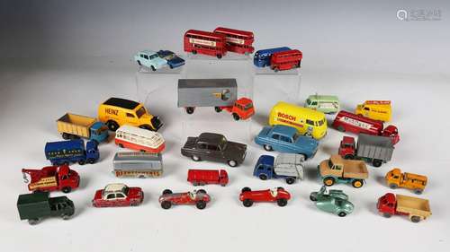 A collection of diecast vehicles