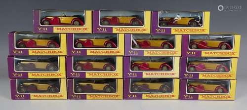 Fifteen Matchbox Models of Yesteryear Y-11 1938 Lagonda drop...