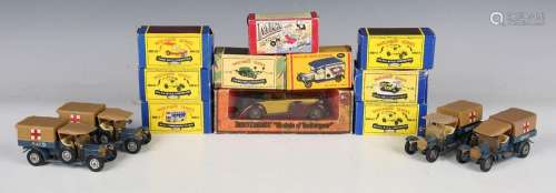 A good collection of Matchbox Models of Yesteryear vehicles ...