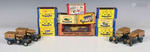 A good collection of Matchbox Models of Yesteryear vehicles ...