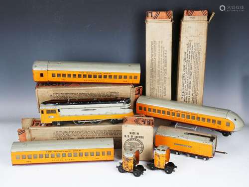 A Lionel gauge O three-rail train