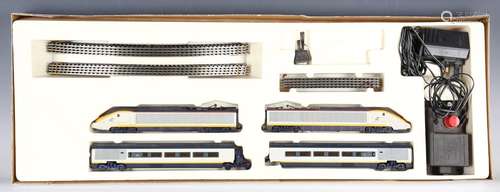 A Hornby Railways gauge HO R647 Eurostar train set