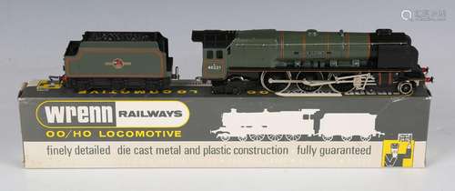 A Wrenn gauge OO/HO W2299 locomotive 'Queen Elizabeth' and t...