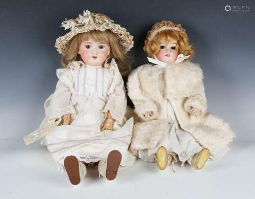 An Armand Marseille bisque head doll