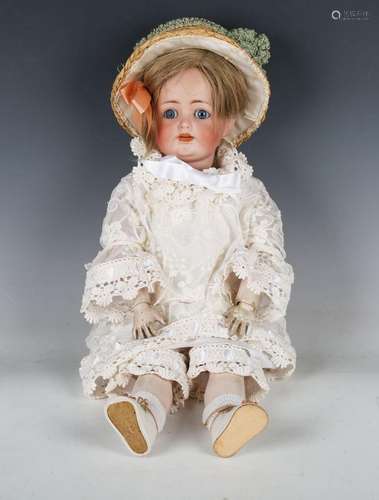 A J.D. Kestner bisque head doll