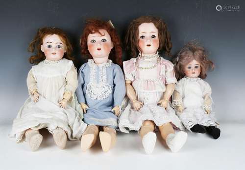 A Schoenau & Hoffmeister bisque head doll