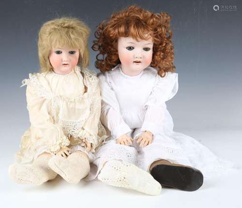 A Heubach Köppelsdorf bisque head doll