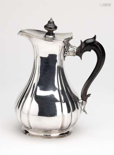 A Dutch silver coffeepot/chocolate pot, Deventer