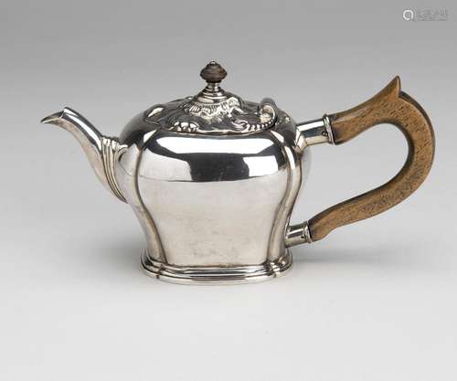 A Dutch silver small teapot