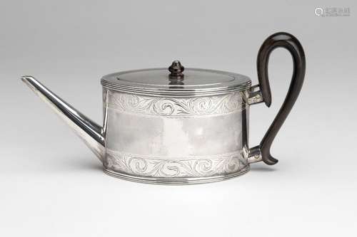 A Dutch silver teapot, The Hague