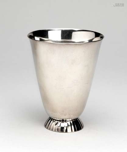 A Danish silver vase, Georg Jensen,