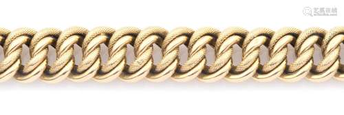 An 18k gold bracelet