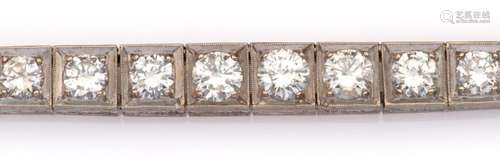 A diamond bracelet