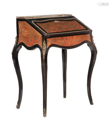 Y A NAPOLEON III BOULLE MARQUETRY INLAID BUREAU