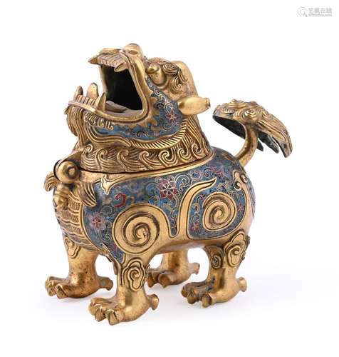 A CHINESE CLOISONNE INCENSE BURNER