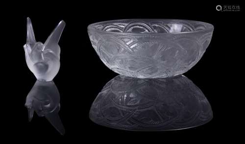 LALIQUE, CRYSTAL LALIQUE, A CLEAR AND FROSTED GLASS 'SYLVIE'...