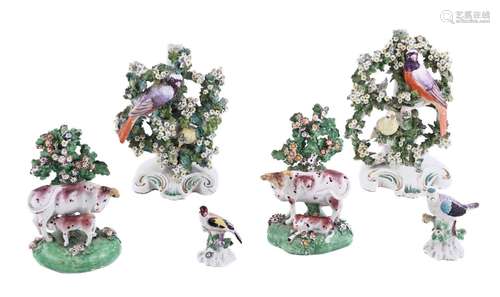 A SELECTION OF DERBY PORCELAIN MODELS