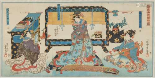 Utagawa Kunisada (1786-1865) Utagawa Kuniteru I (Sadashige, ...