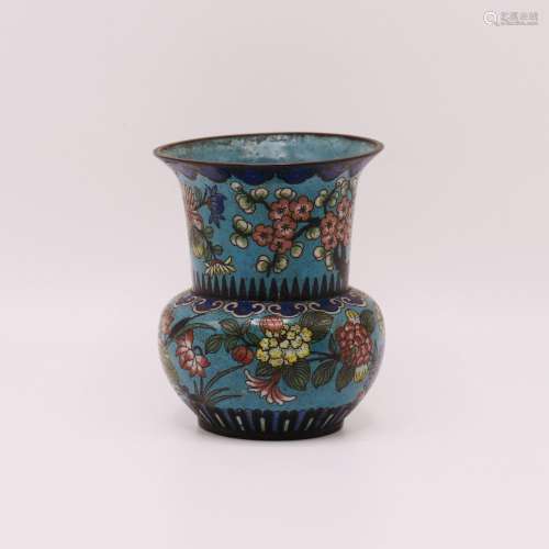 A CHINESE CLOISONNE VASE, 19TH CENTURY