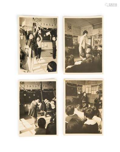 ASSORTMENT OF JAPANESE PHOTOGRAPHS OF SCHOOL