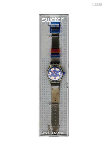 SWATCH METAL FLASH SSK104 STOP-WATCH, 1993