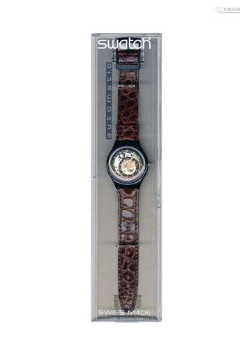 SWATCH BLACK CIRCLES SAB102 AUTOMATIC, 1993