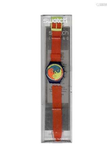 SWATCH SIGNAL FLAG SCN101 CHRONO, 1990