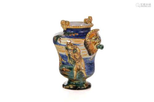 19th C ITALIAN MAJOLICA APOTHECARY JUG