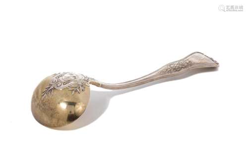 TIFFANY OLYMPIC SILVER SAUCE LADLE