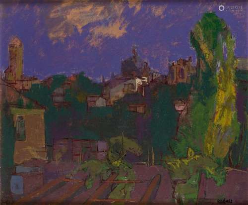 RAFAEL GOMEZ (20th century) "Landscape"