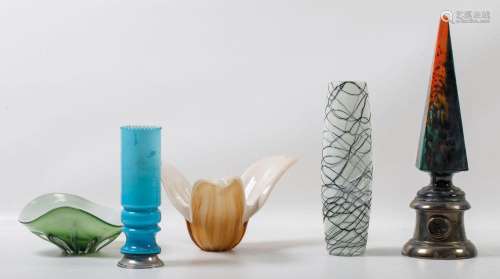 Blown Glass Vase, Possibly Murano, 1970s