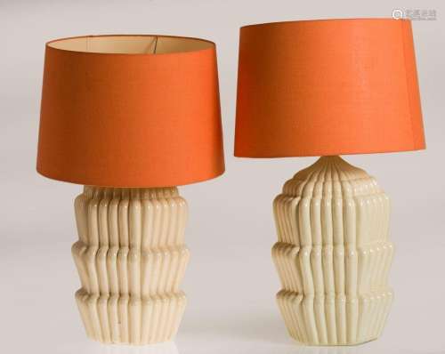 Pair of table lamps from the 80s