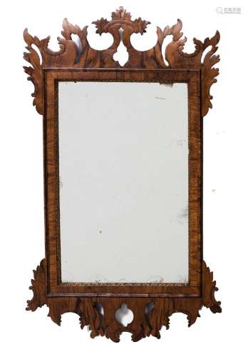 George III mirror, mahogany, England, 18th century