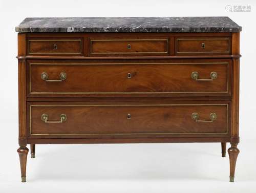 Louis XVI style chest of drawers, France, late-19th century
