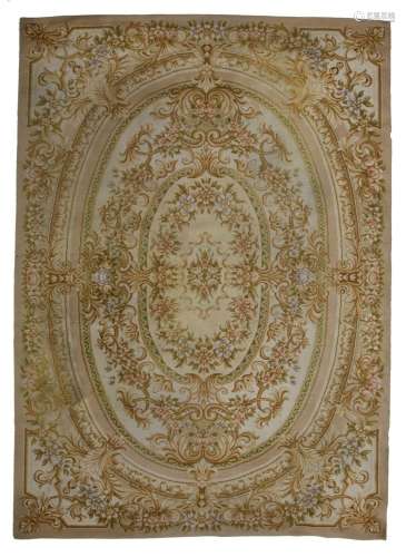 Spanish hand-knotted wool rug