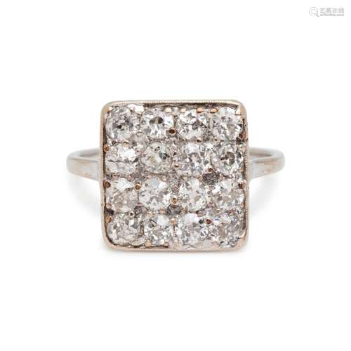 GARRARD & CO., ANTIQUE, DIAMOND RING