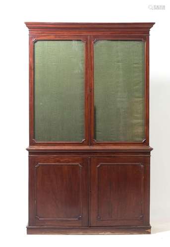 Two-section cabinet with English taste, mid-20th century