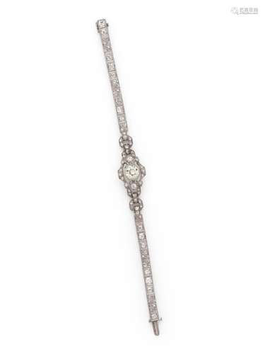 ANTIQUE, DIAMOND BRACELET